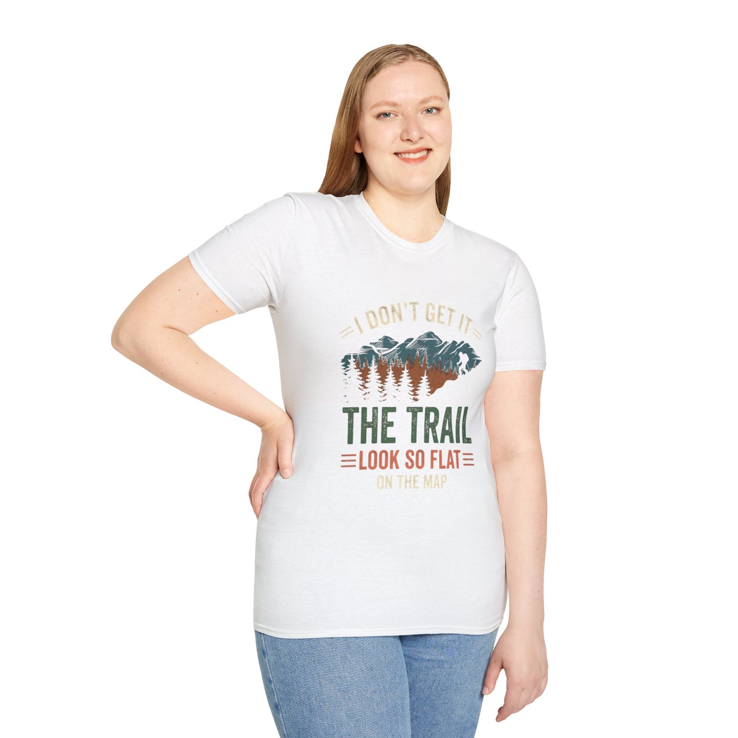 'The trail look so flat' T-Shirt