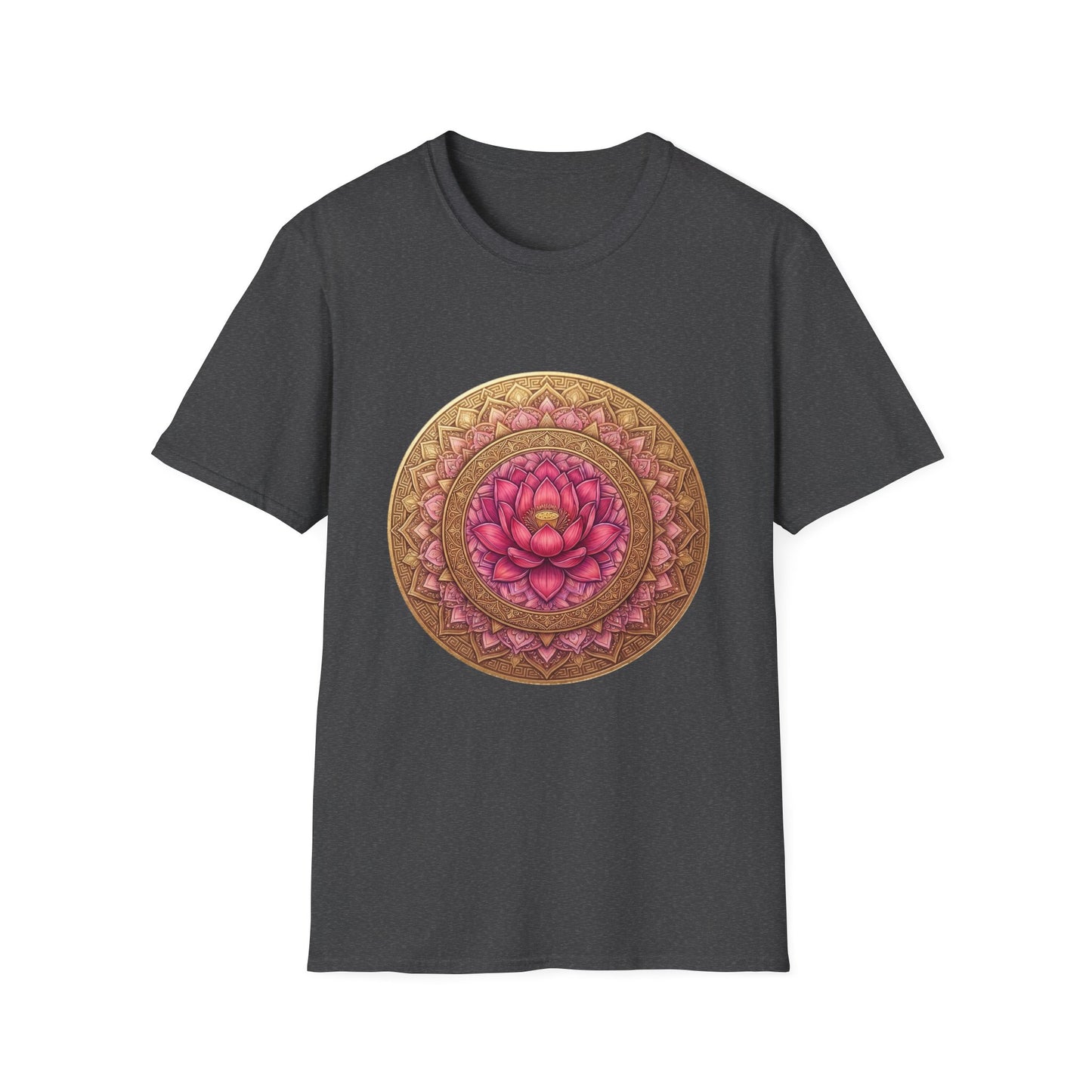 'Pink Floral Lotus' T-Shirt