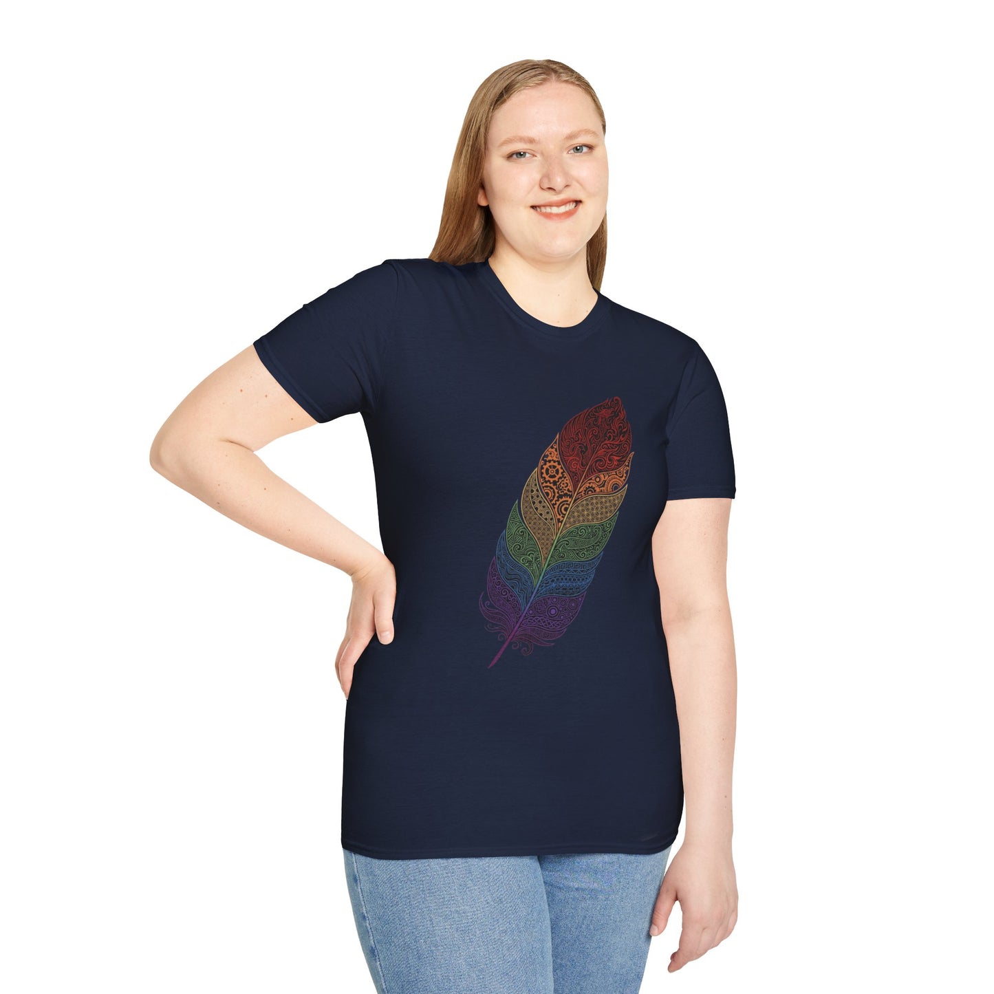 'Feather Mandala' T-Shirt