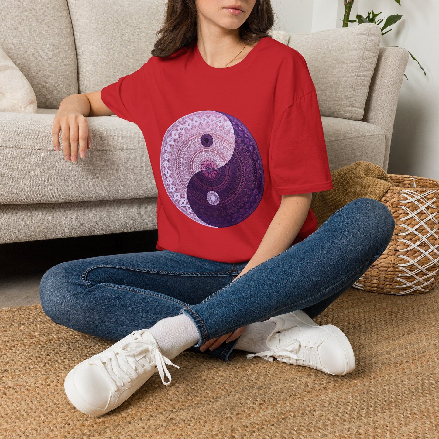'Yin Yang Mandala' T-Shirt