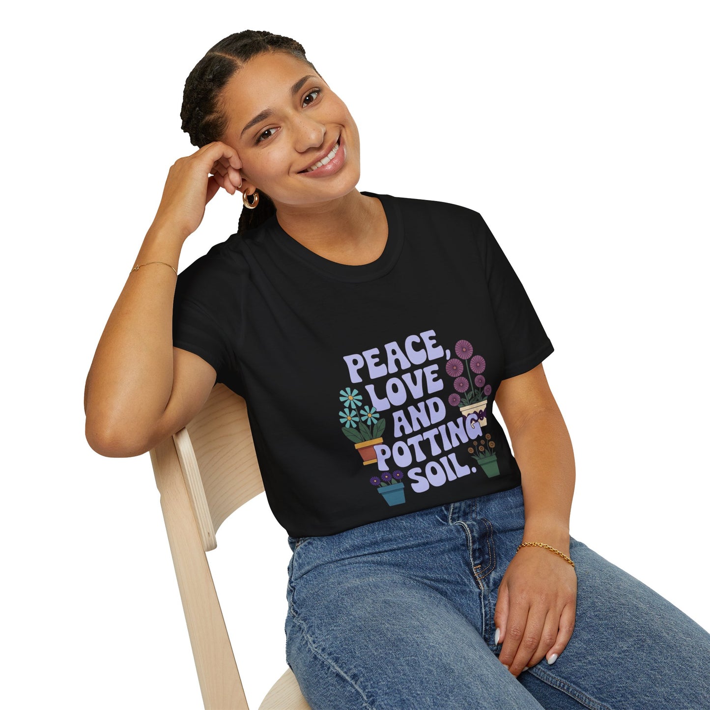 'Peace, Love & Potting Soil' T-Shirt