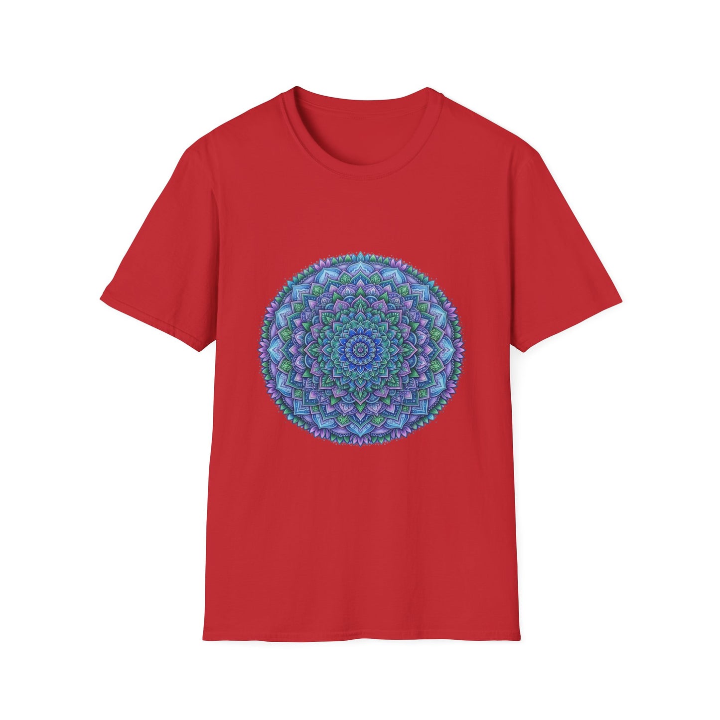 'Aqua floral print' T-Shirt