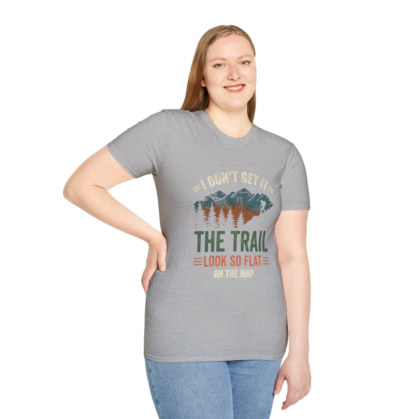 'The trail look so flat' T-Shirt