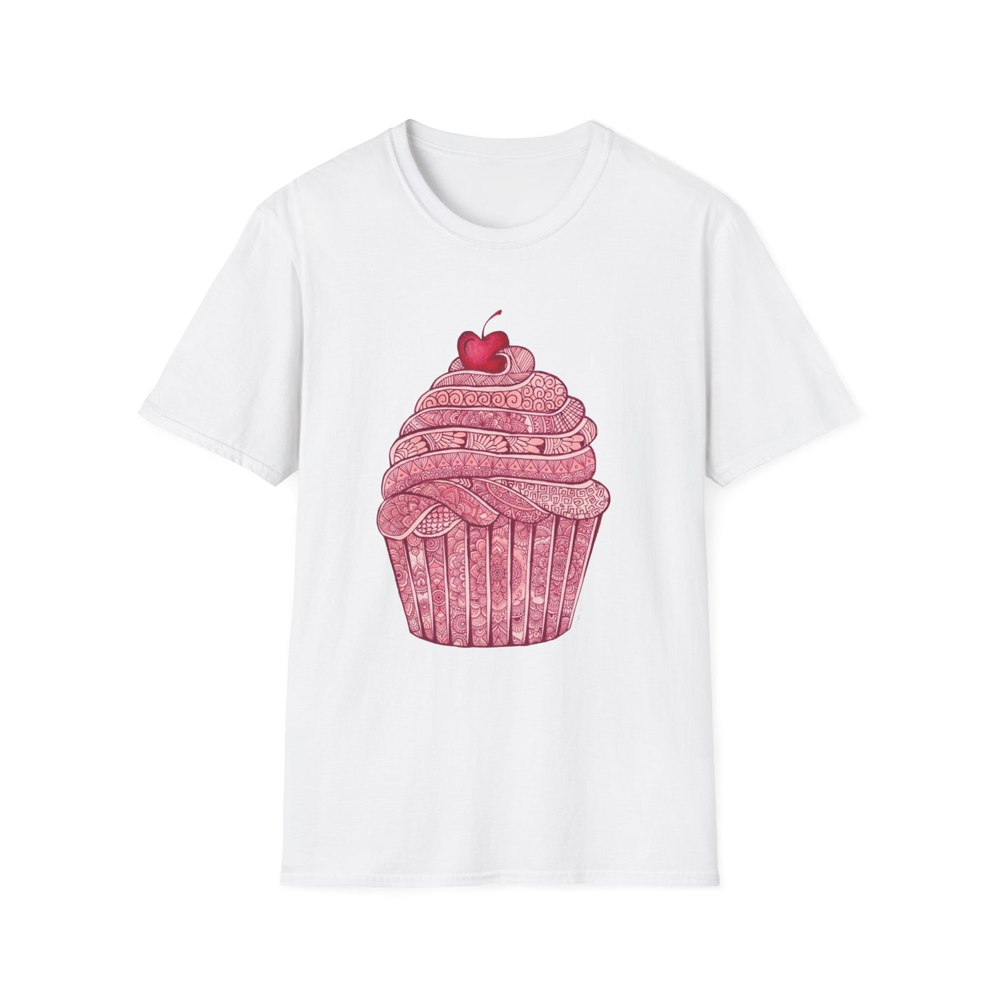 'Pink Cherry Cupcake' T-Shirt